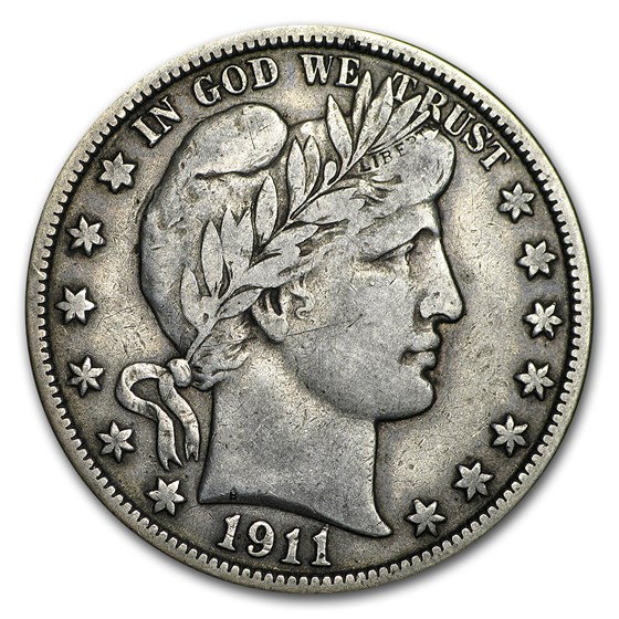 1911-S Barber Half Dollar VF 1911-S Barber Half Dollar VF